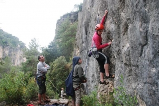 Salida de escalada en el Alto Marne